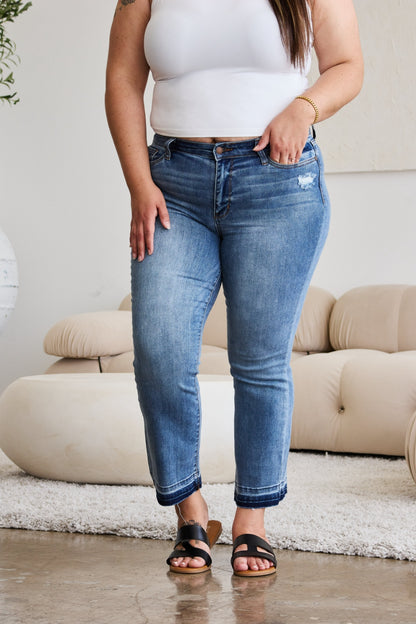 Release Hem Cropped Bootcut Jeans