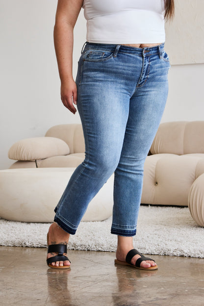 Release Hem Cropped Bootcut Jeans